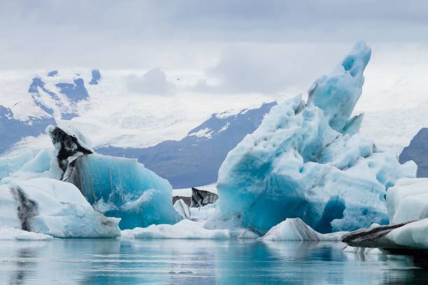 Vast glacial landscape in Iceland